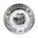 Old decorative plate Creil & Montereau "rabbit"
