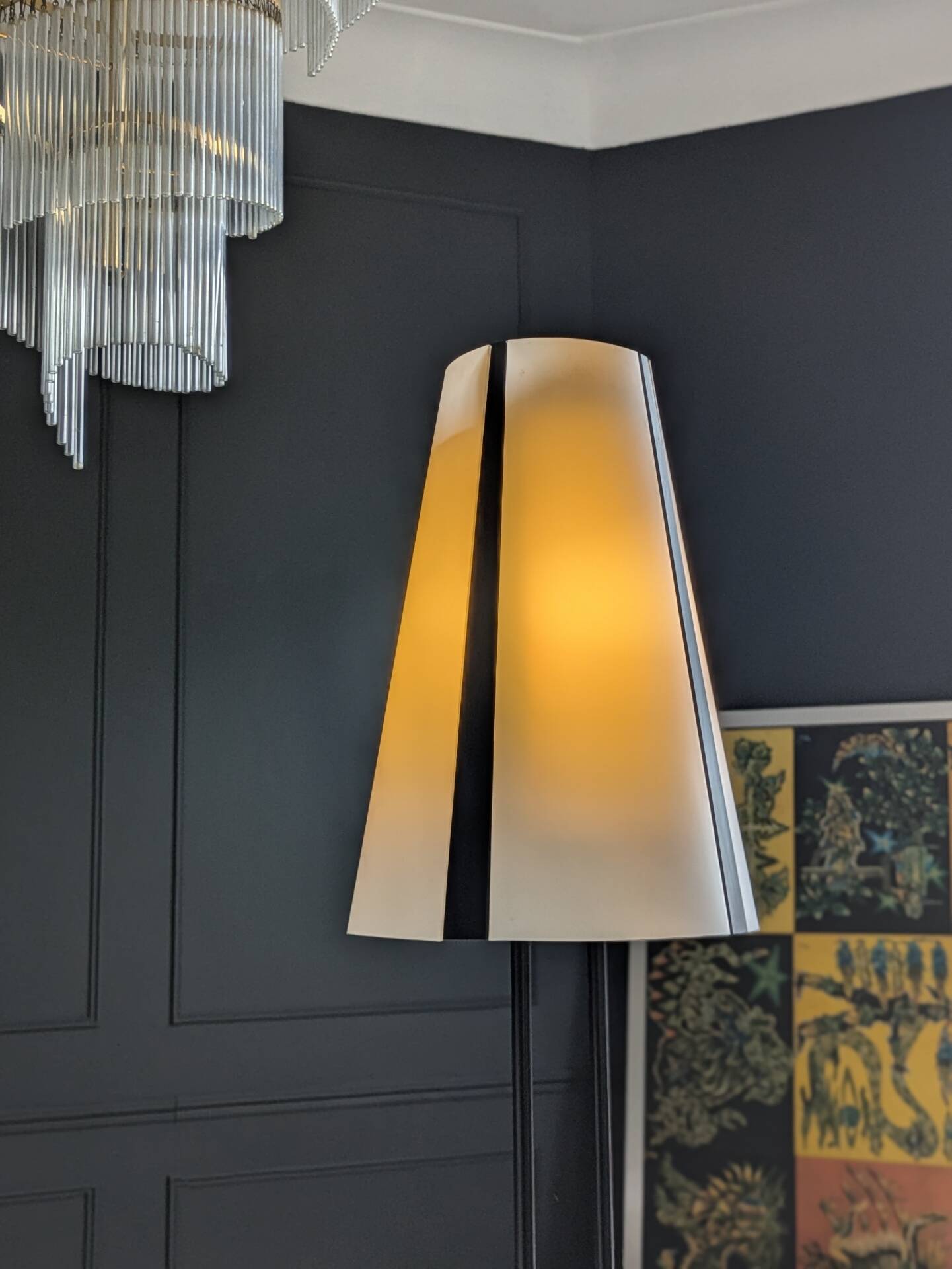 Vintage table lamp IKEA Vistofta by Gunnar Jensen. Postmodern.