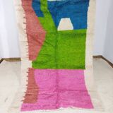 Handmade moroccan berber rug 250 x 148 cm