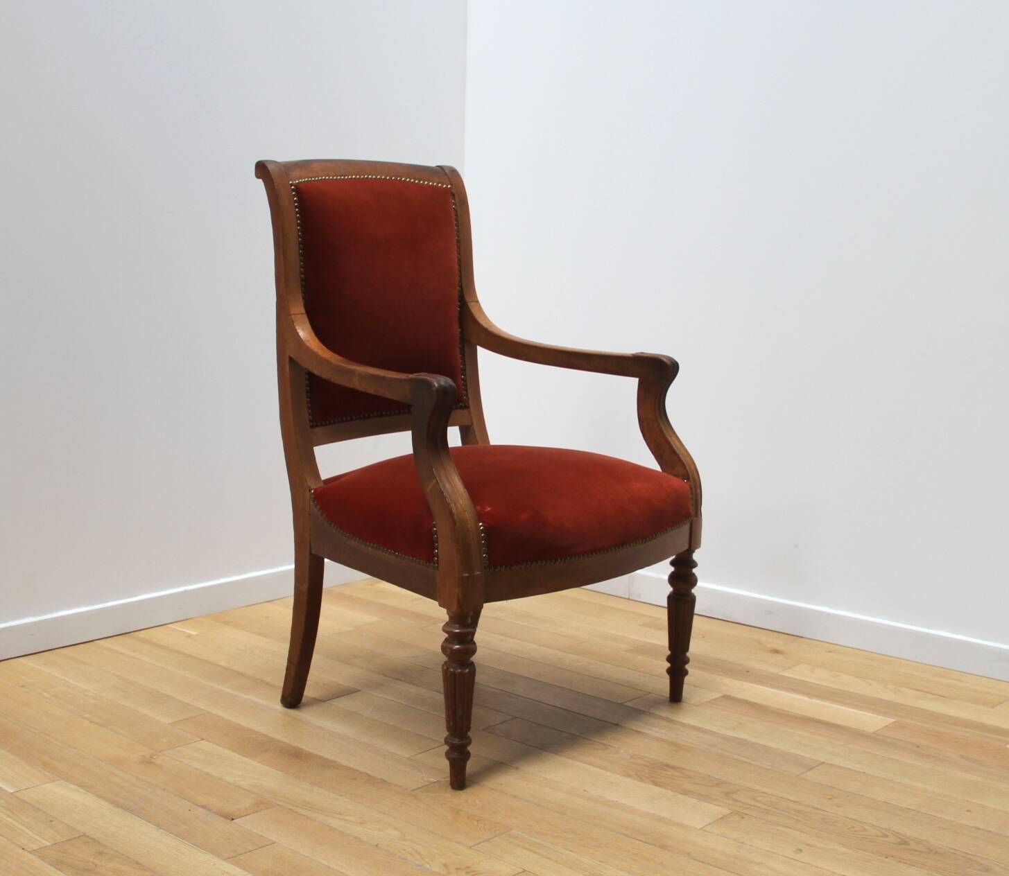 Pair of Empire style armchairs