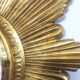 Horloge vedette forme soleil 1960