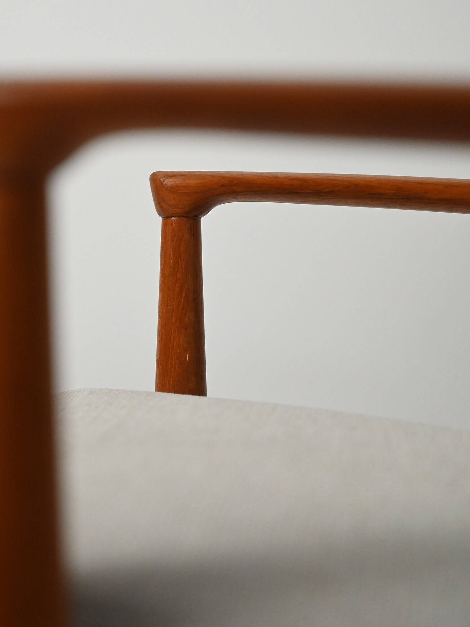 Pair of Scandinavian teak armchairs, 1950s–60s