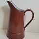Broc pitcher enamelled brown
