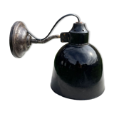 Vintage industrial wall light 1940