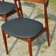 Chaises danoises Henri Walter Klein éditées par Bramin