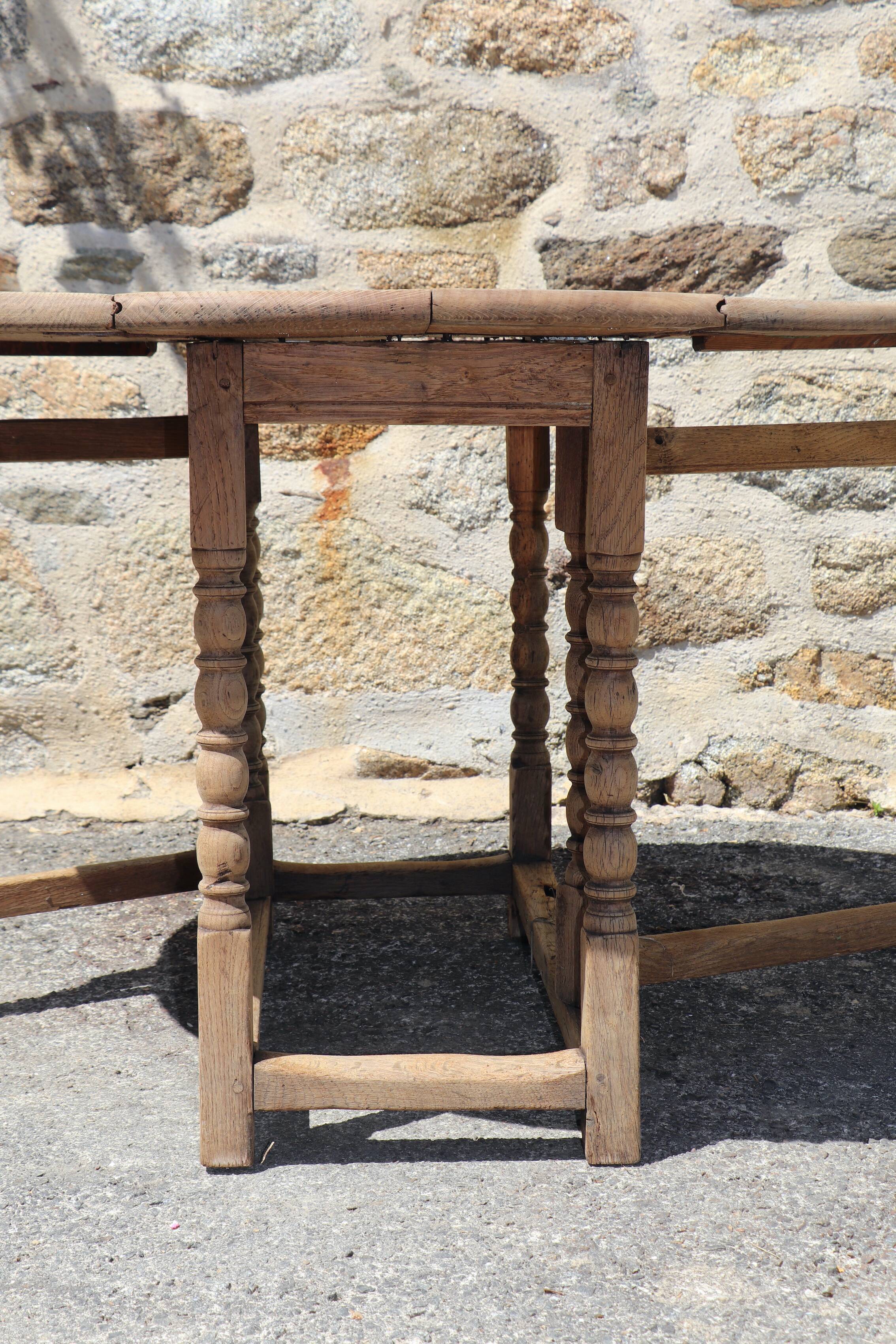 Table gate leg - drop leaf XVIII- table fellers