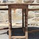 Table gate leg drop leaf XVIII table abattants