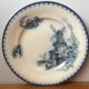 Plate in earthenware Vermont and Blanchet Paris