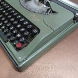 M.j. rooy portable typewriter - made in france 50s