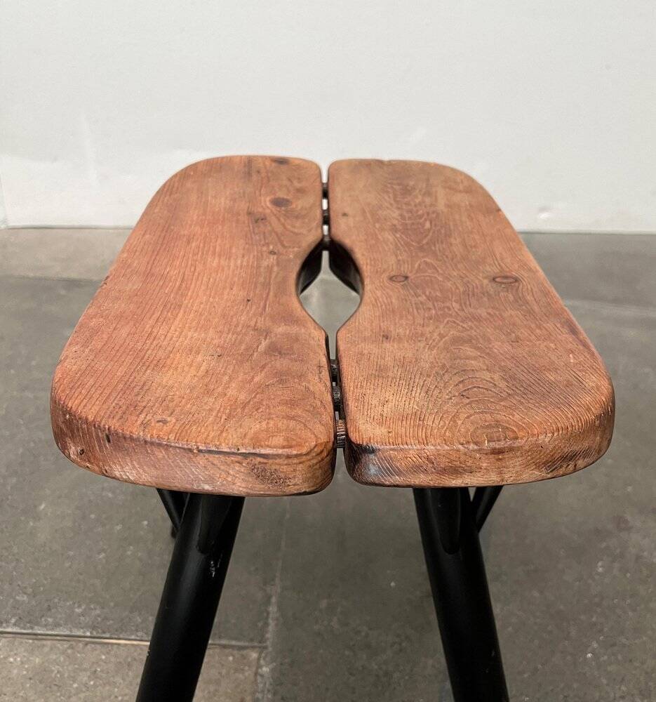 Pirkka stool mid-century by Ilmari Tapiovaara for Laukaan Puu