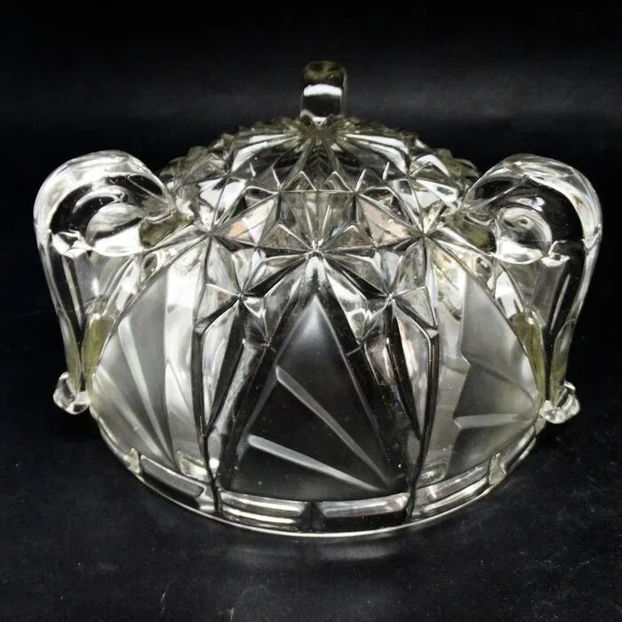 N3b art deco libochovice pinkish bowl