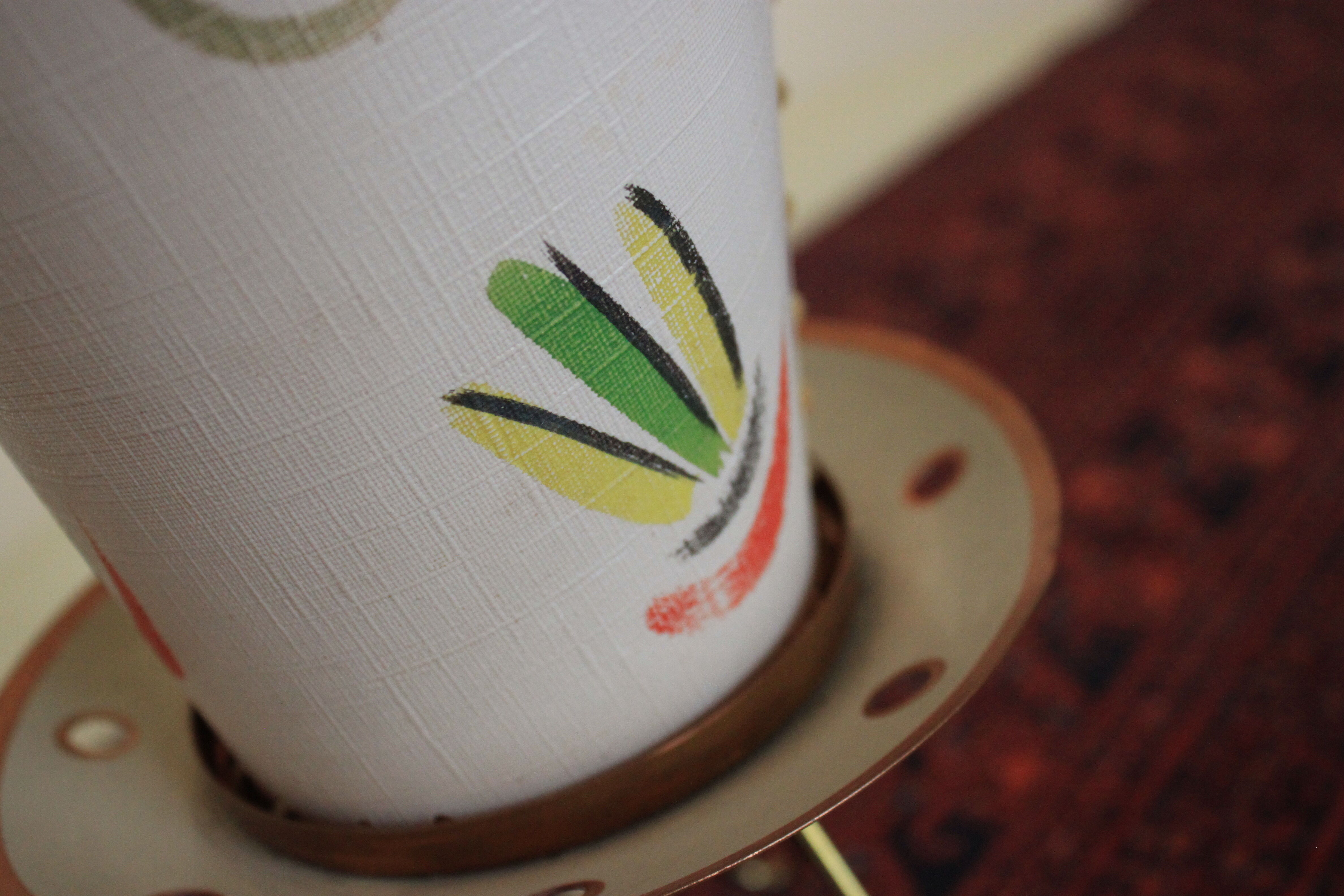 Lampe de table tripode années 50