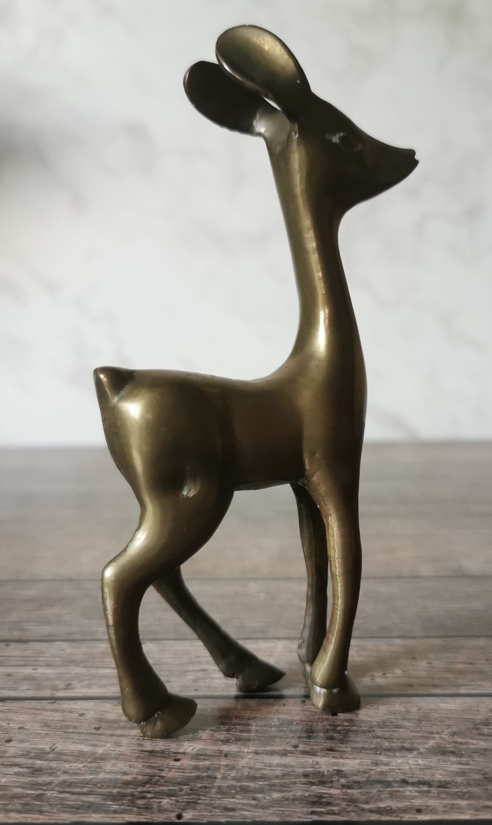 Brass fawn