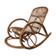 Rocking chair en rotin