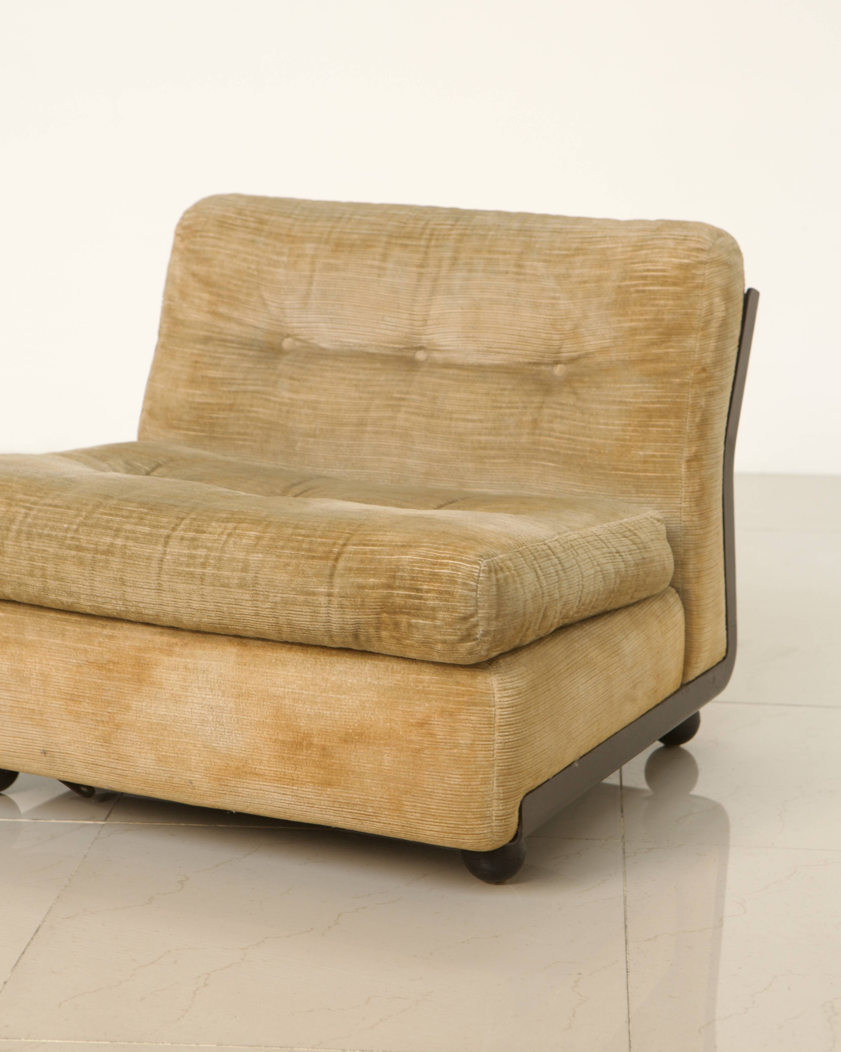 "Amanta" armchair by Mario Bellini for B&B Italia 70's