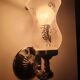 Pair of vintage chrome wall sconces