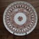 Old 26cm dish in Terre de Fer earthenware from Longwy, Henri II model
