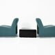 Armchairs + Alky table by Giancarlo Piretti for Anonima Castelli, years.