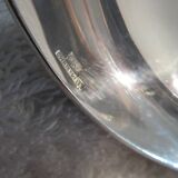 Christofle Boreal silver plated soup ladle, engraved AP 32.4cm