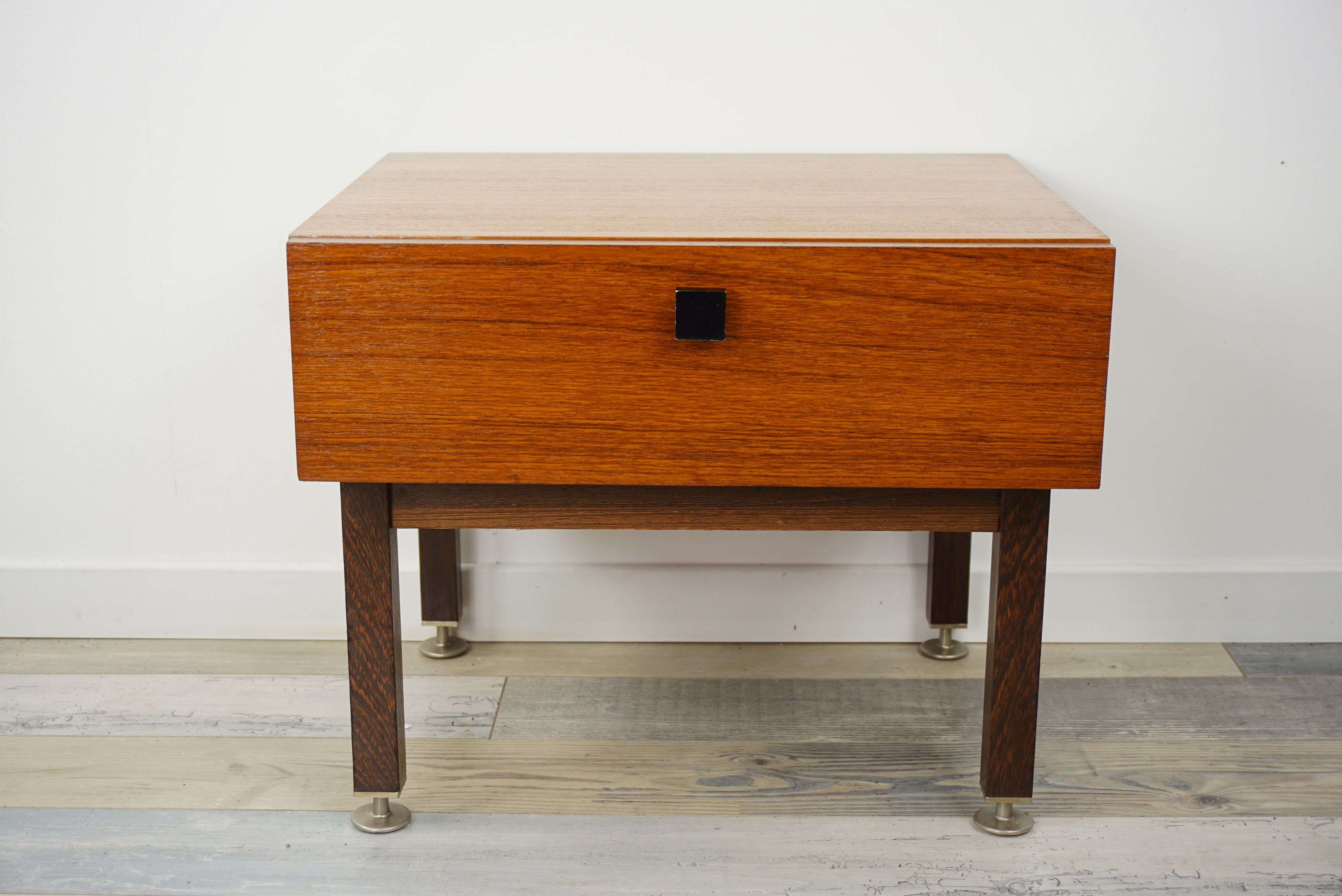 Teak night table 50s - 60s by CombinEurop