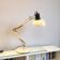 Lampe architecte à 2 bras Aluminor 1970