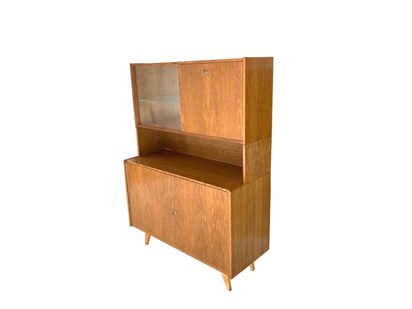 Vintage three part U-450 cabinet by Jiri Jiroutek for Interier Praha, 1960s