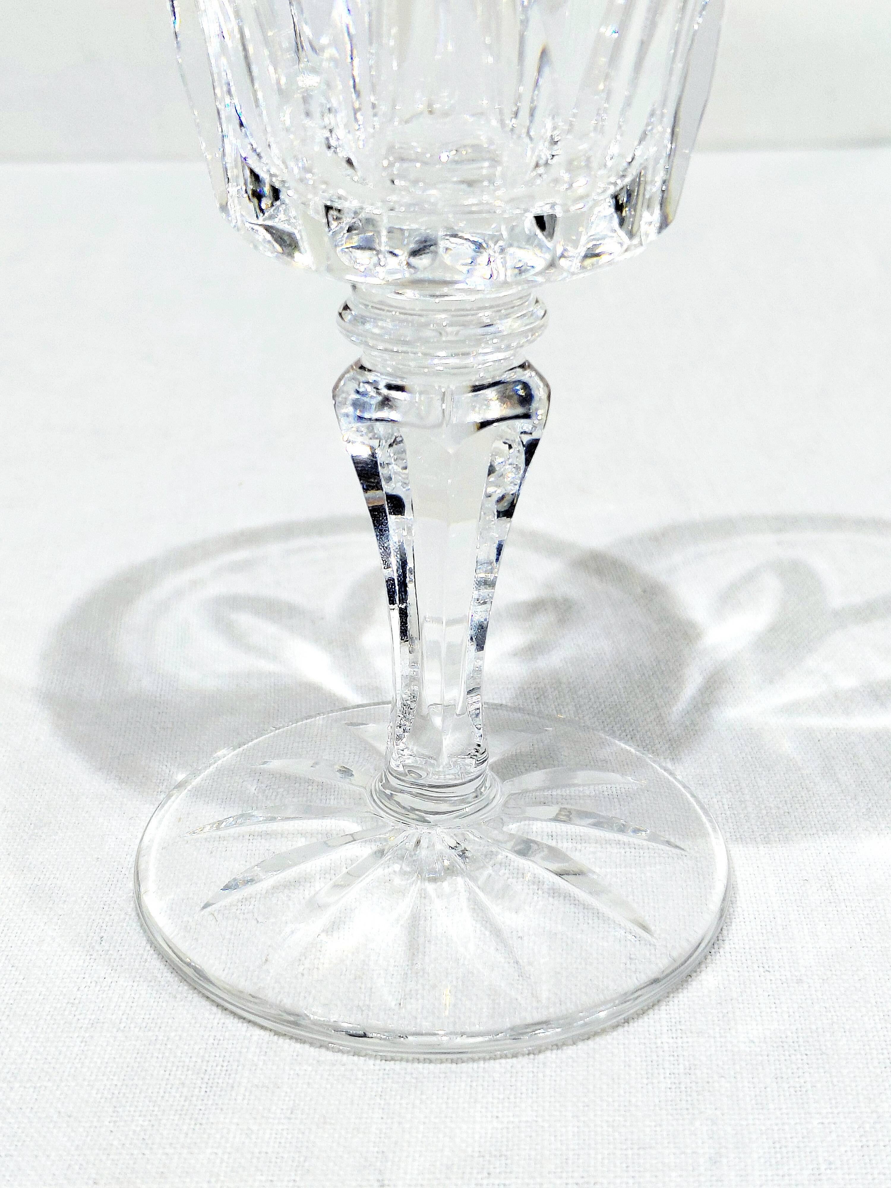 9 red wine glasses st louis camargue model