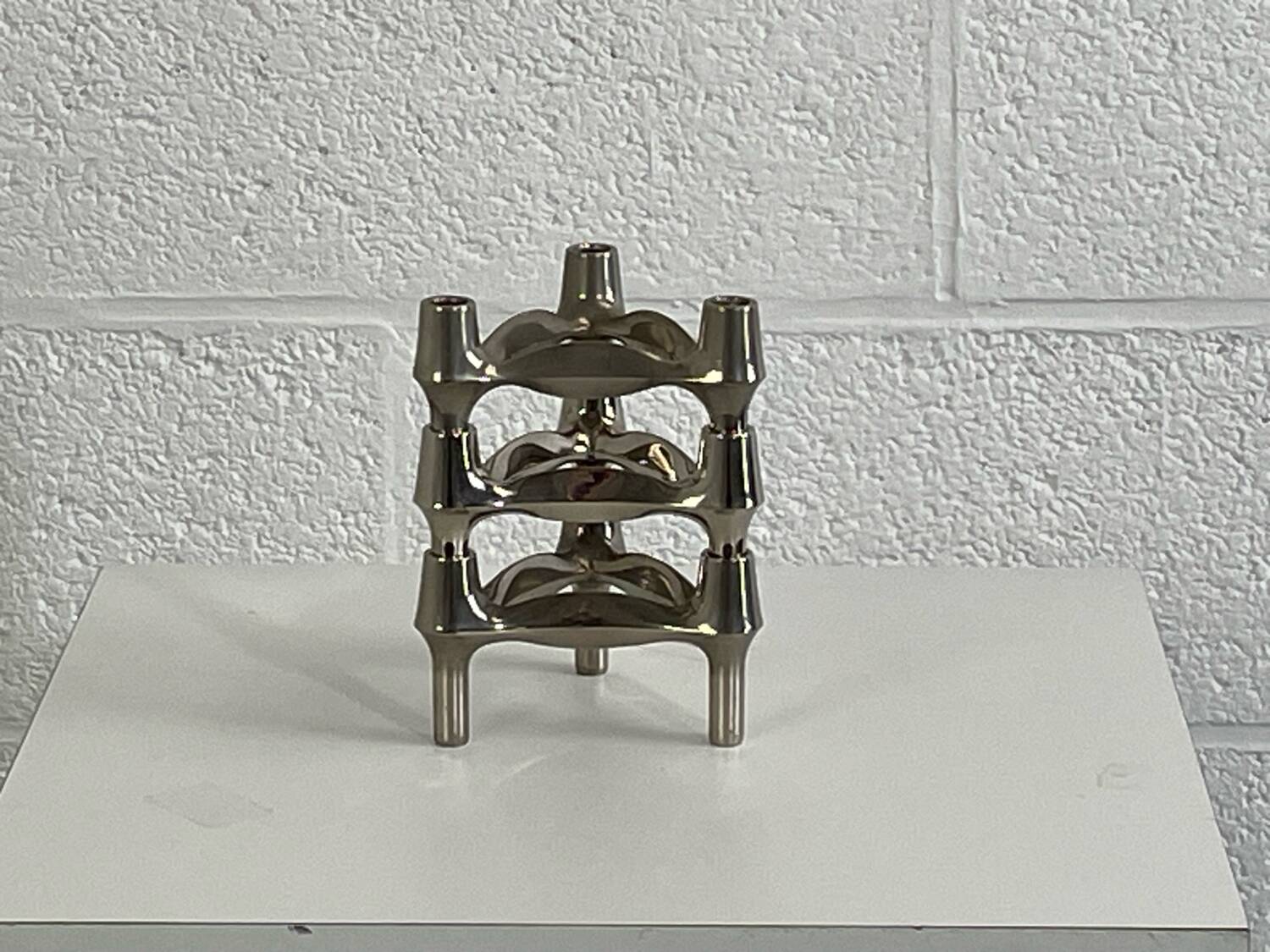Set of 3 Nagel Candle Holders