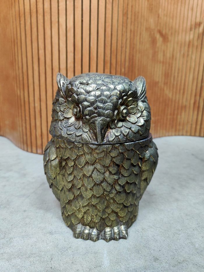 Ice bucket Mauro Manetti vintage Italian owl