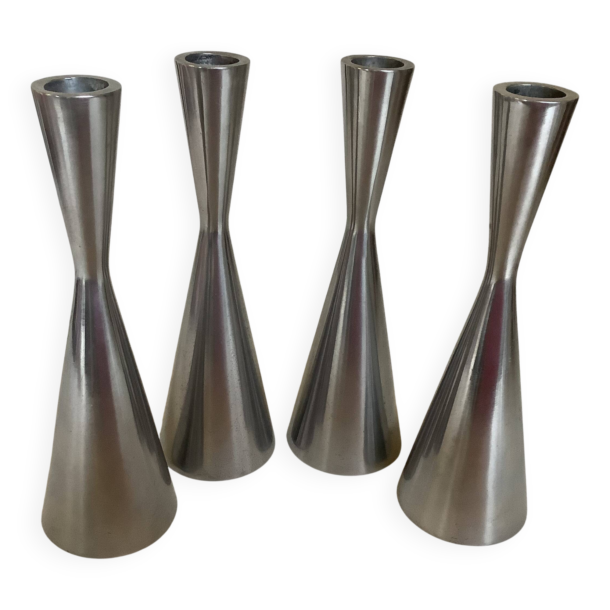 Four diabolo candle holders Erika Pekkari