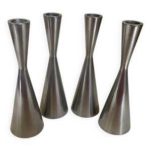 Quatre bougeoirs diabolo