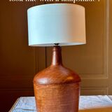 Give me a leather Jeanne. A unique vintage lamp, combining history and elegance.