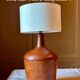 Give me a leather Jeanne. A unique vintage lamp, combining history and elegance.