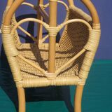 Bamboo magazine rack