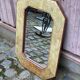 Vintage octagonal mirror from the 80s, 70x50cm.