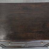 Rare English antique 2-door cabinet from the early 18th century