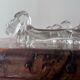 10 Fox glass knife holders 60s