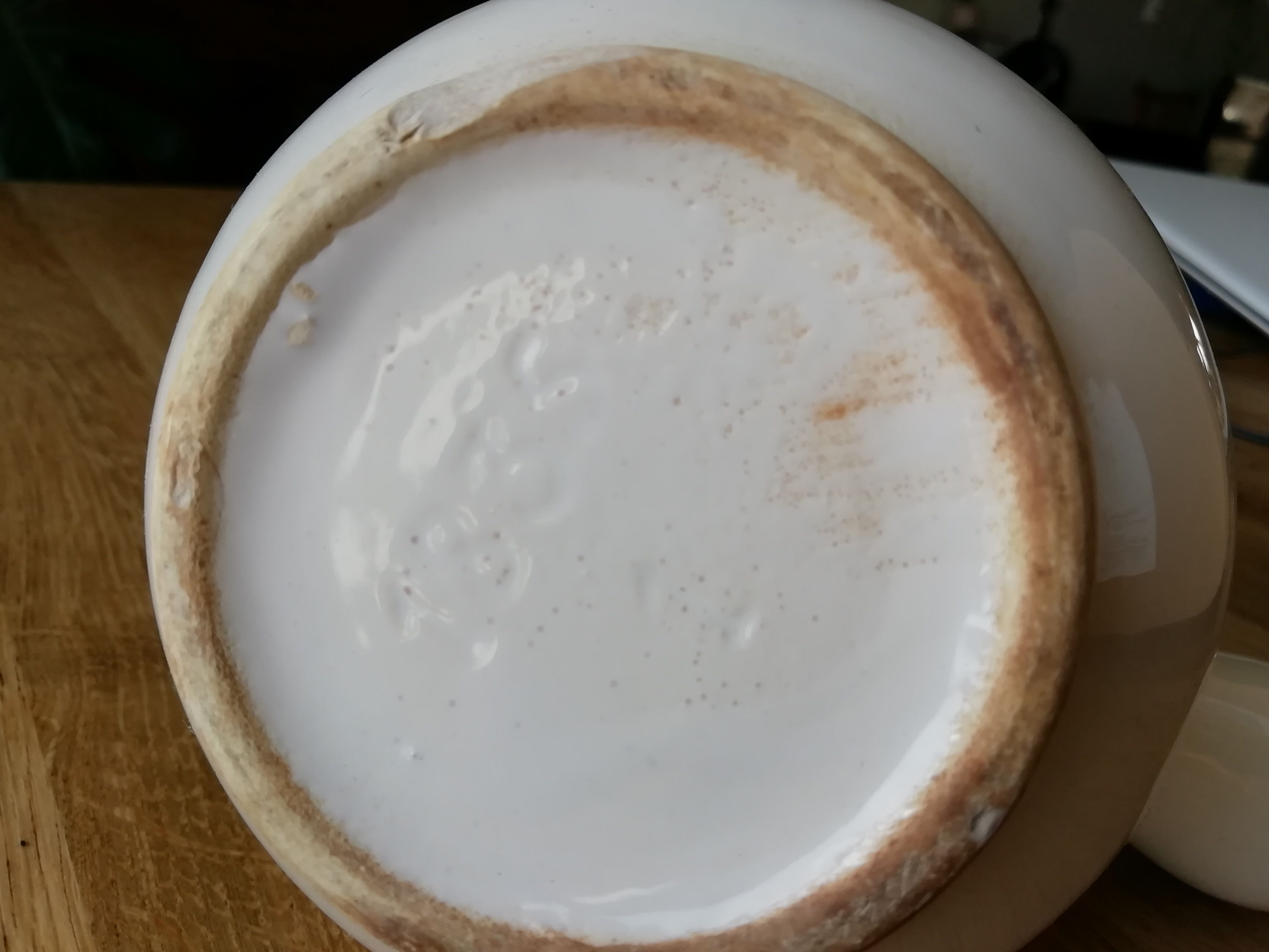 Chocolate pot white porcelain