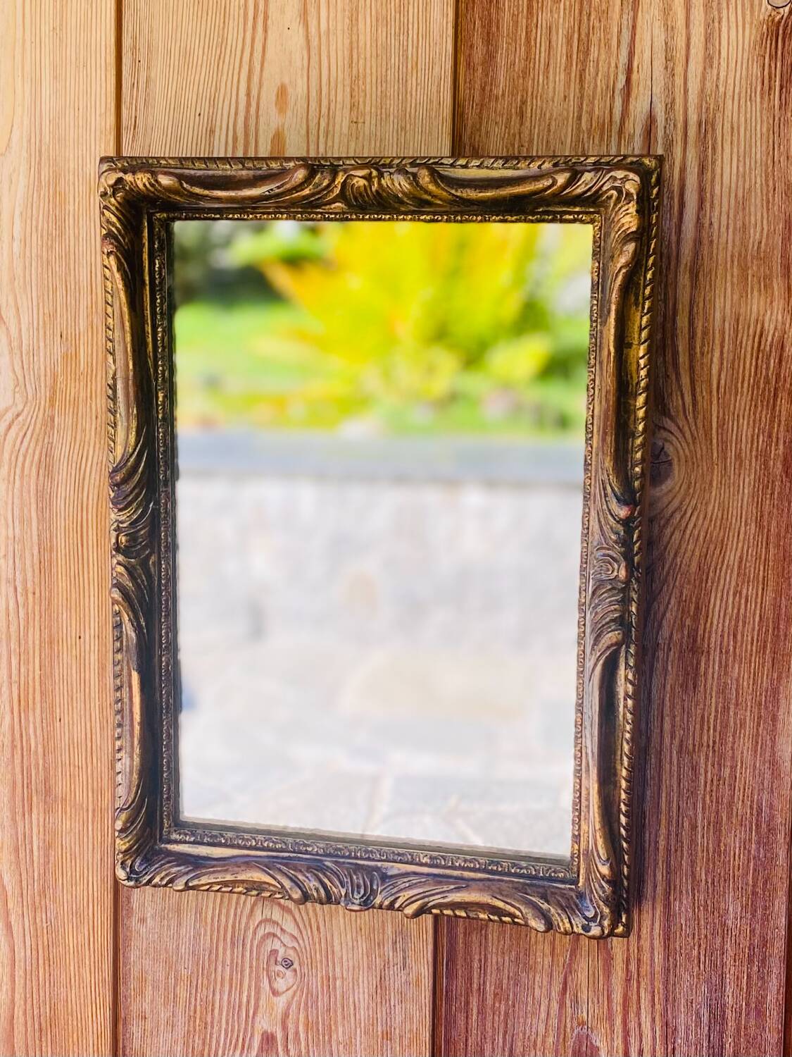 Antique gilded mirror
