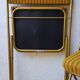 Chaises pliantes en velours orange 70's