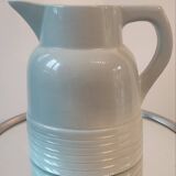 Art Deco Pichet Longwy, Celadon Green. 1930s-1940s.