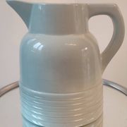 Art Deco Pichet Longwy, Celadon Green. 1930s-1940s.