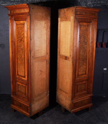 2 armoires modulaires en miroir - Biedemeijer, Philipp Anton Bembe