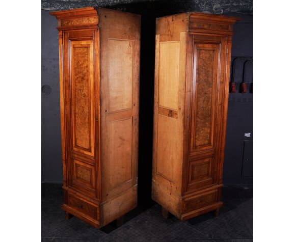 2 armoires modulaires en miroir - Biedemeijer, Philipp Anton Bembe