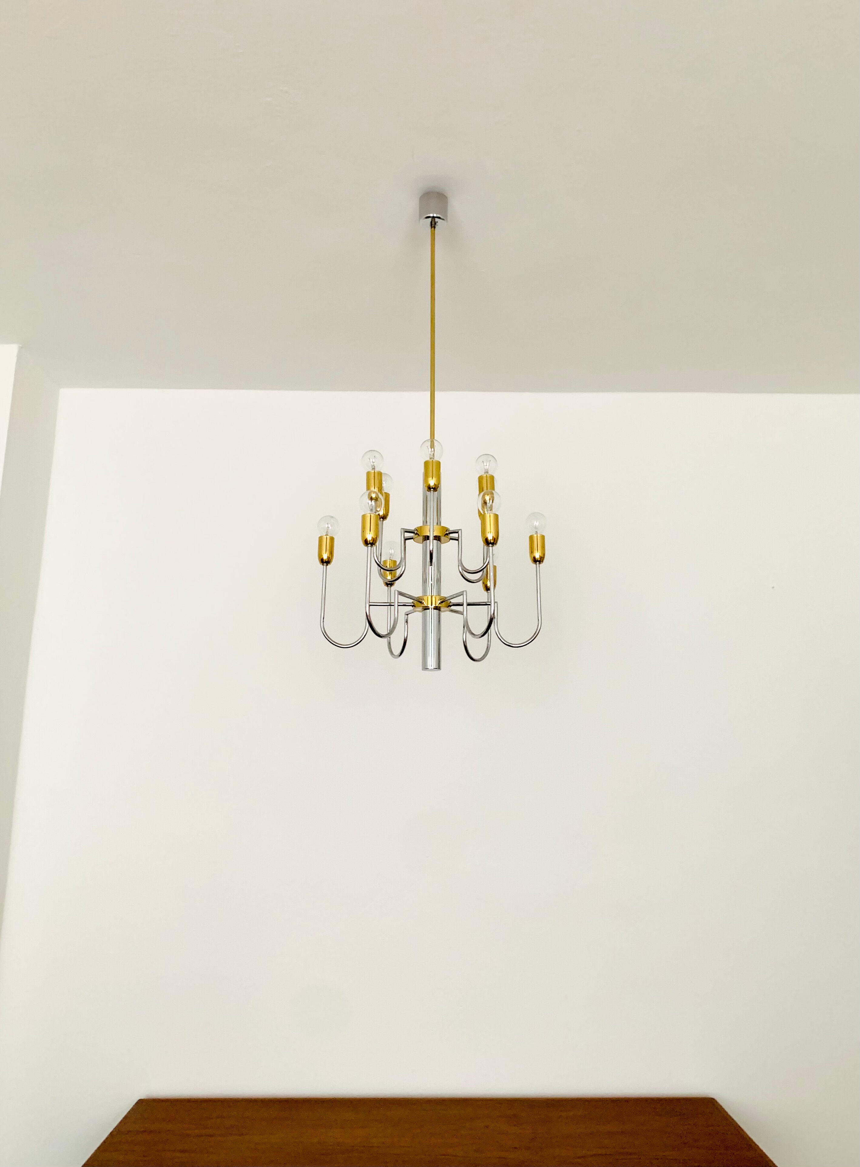 Bicolor chandelier