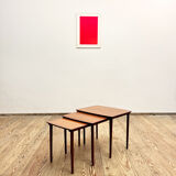 Set of Danish Mid Century Teak NestingTables, Coffee or  Sofa tables, Denkmark1950s