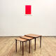 Set of Danish Mid Century Teak NestingTables, Coffee or  Sofa tables, Denkmark1950s