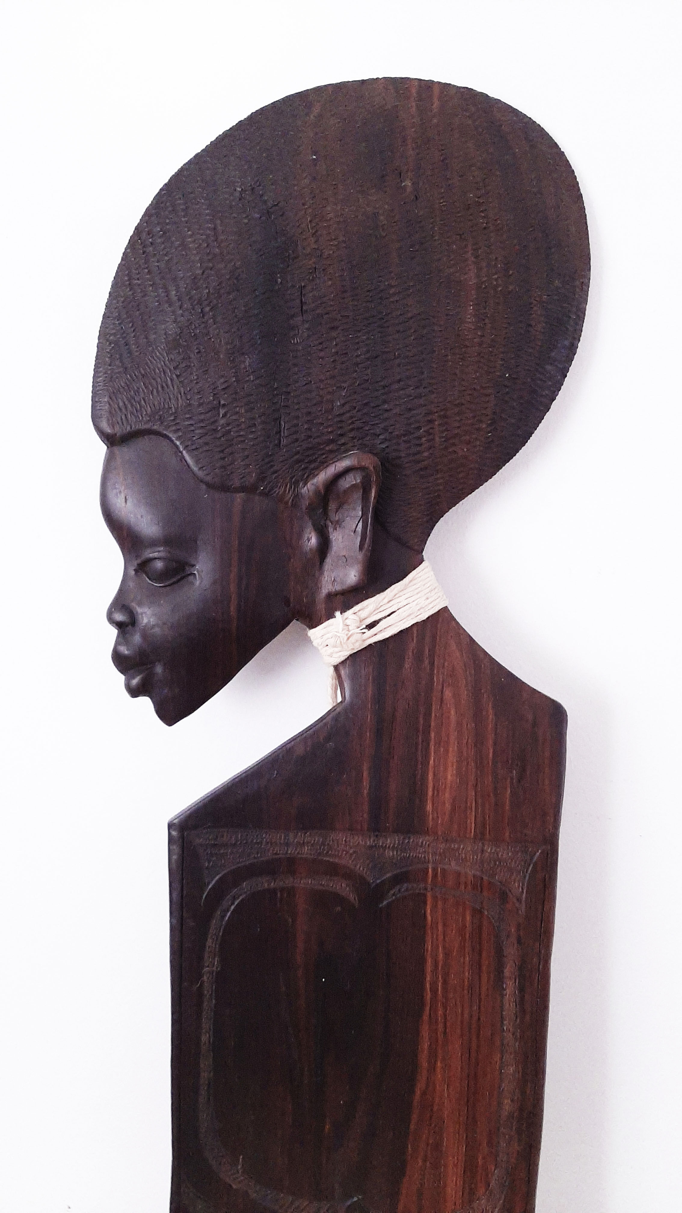 African wooden decorative comb 70s