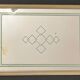 Antique Art Deco mirror plateau