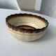 4 nesting salad bowls in enameled ceramic mbfa pont l abbé decorated vintage hand